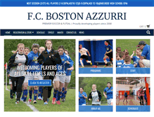 Tablet Screenshot of bostonazzurri.com